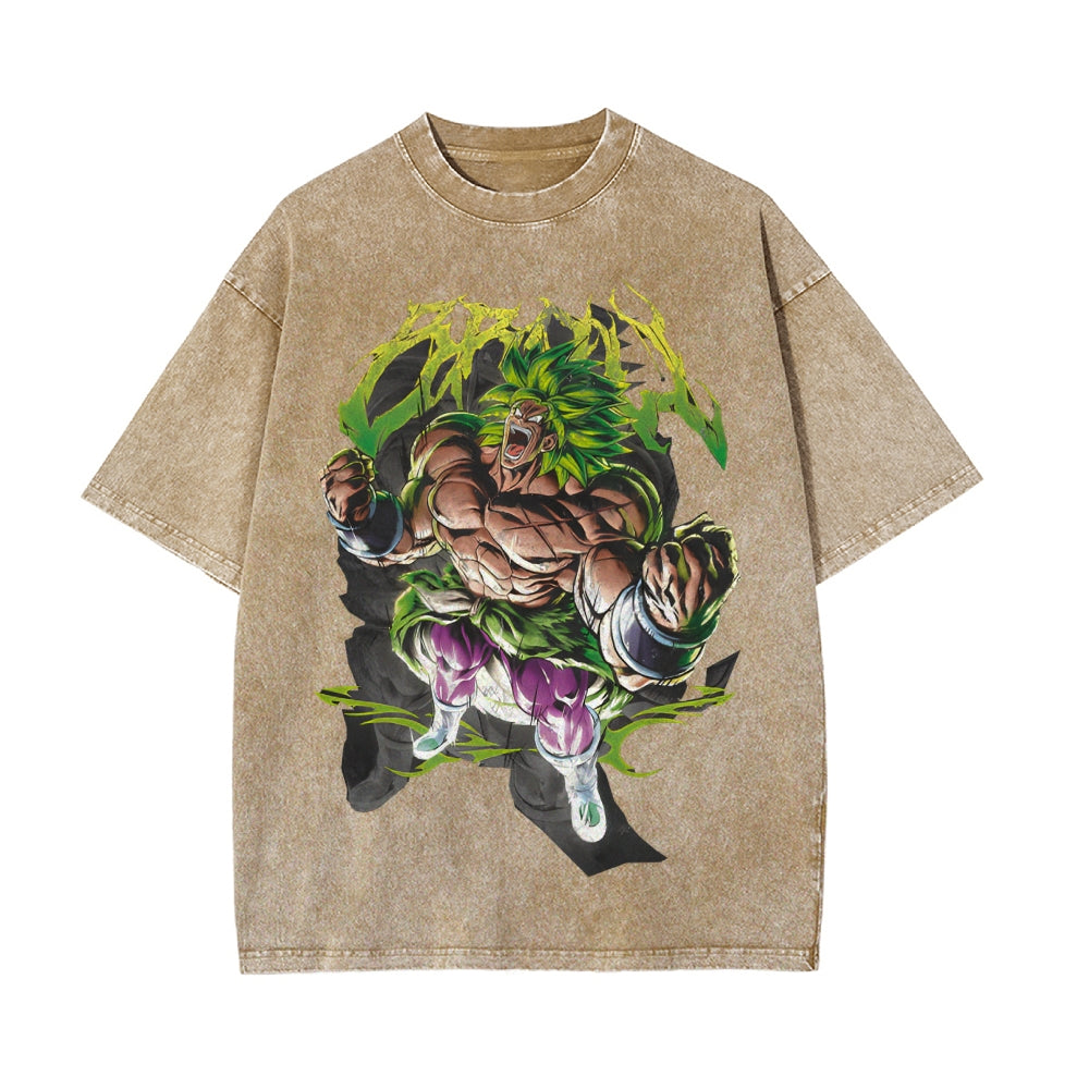 BROLY Vintage T-Shirt Herren | Dragon Ball Super