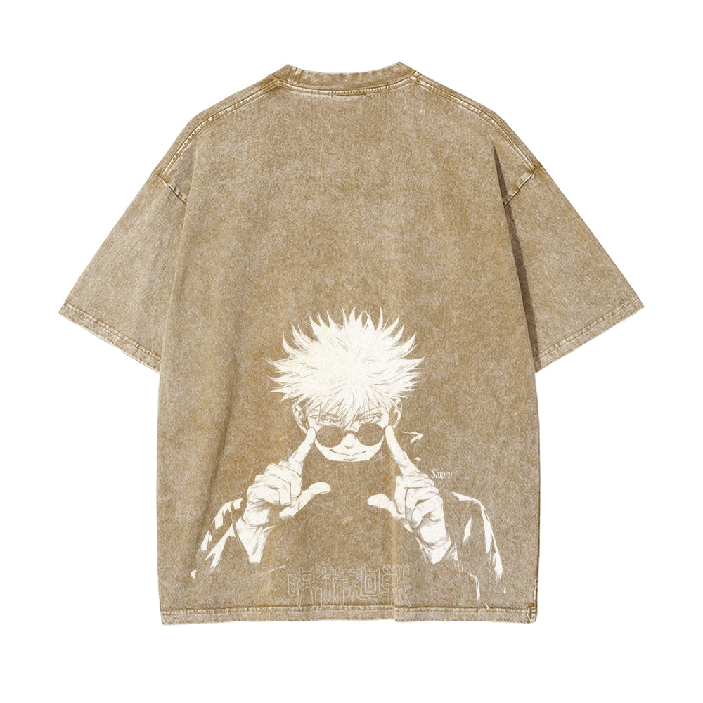 Gojo Vintage T-Shirt Herren | Jujutsu Kaisen