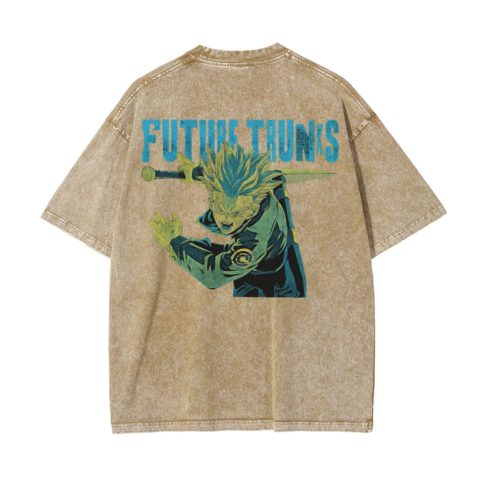 Future Trunks Vintage T-Shirt Herren | Dragon Ball Super