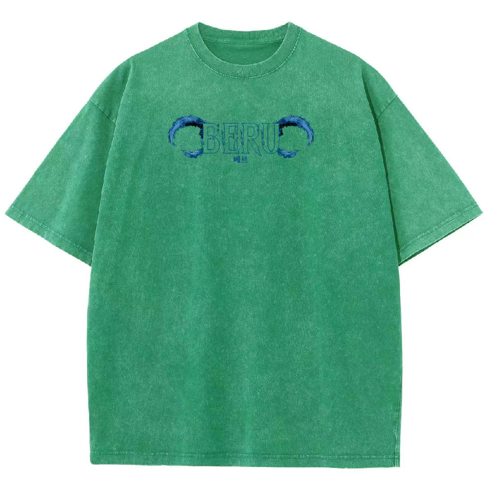Solo Leveling Unisex-Fit, gewaschenes T-Shirt 2502007532