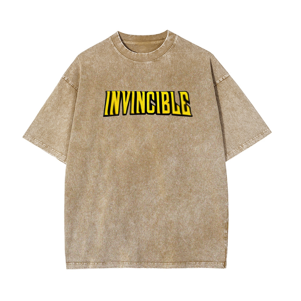 Vintage Oversized T-Shirt Herren Invincible