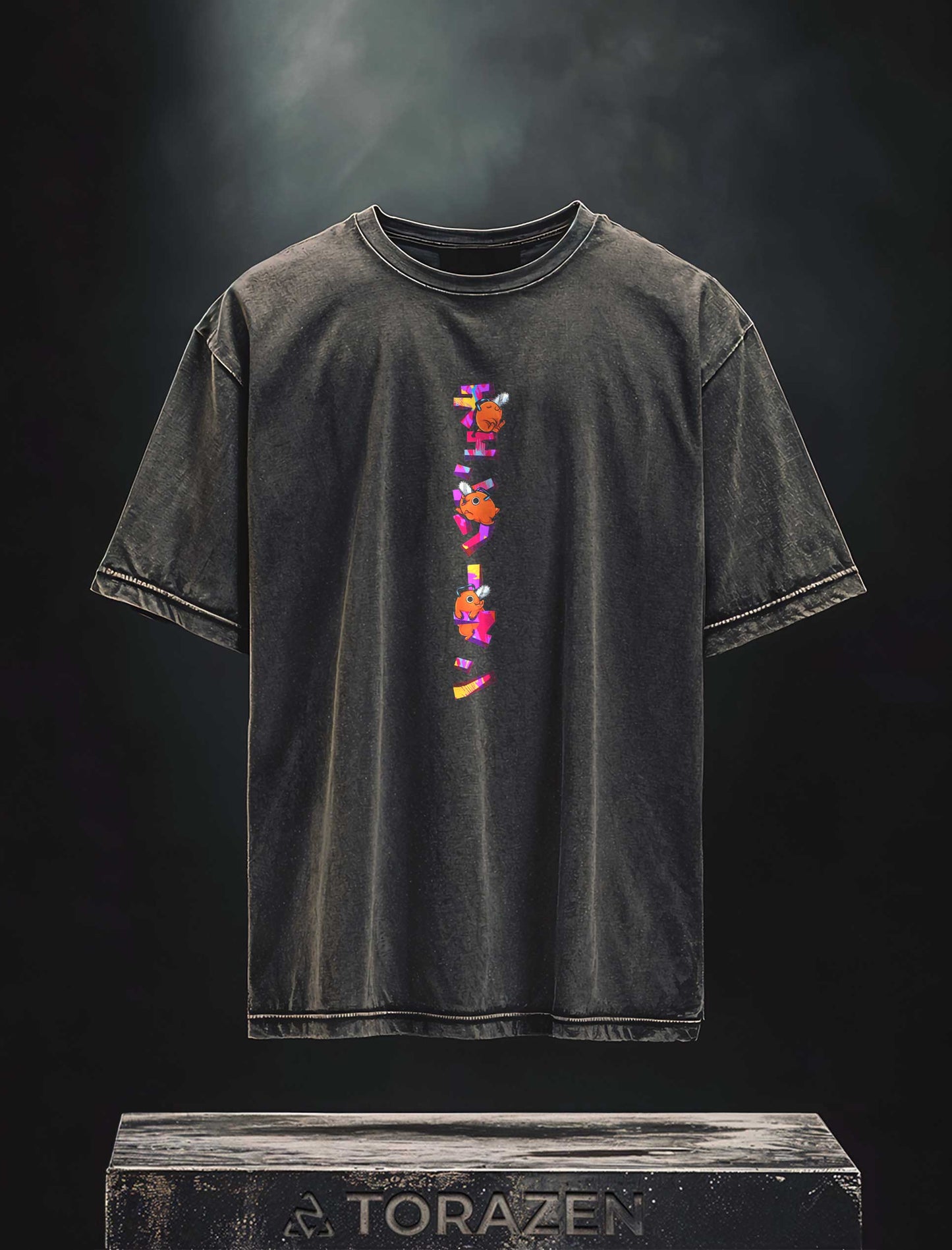 Chainsaw Man Madness Vintage-T-Shirt