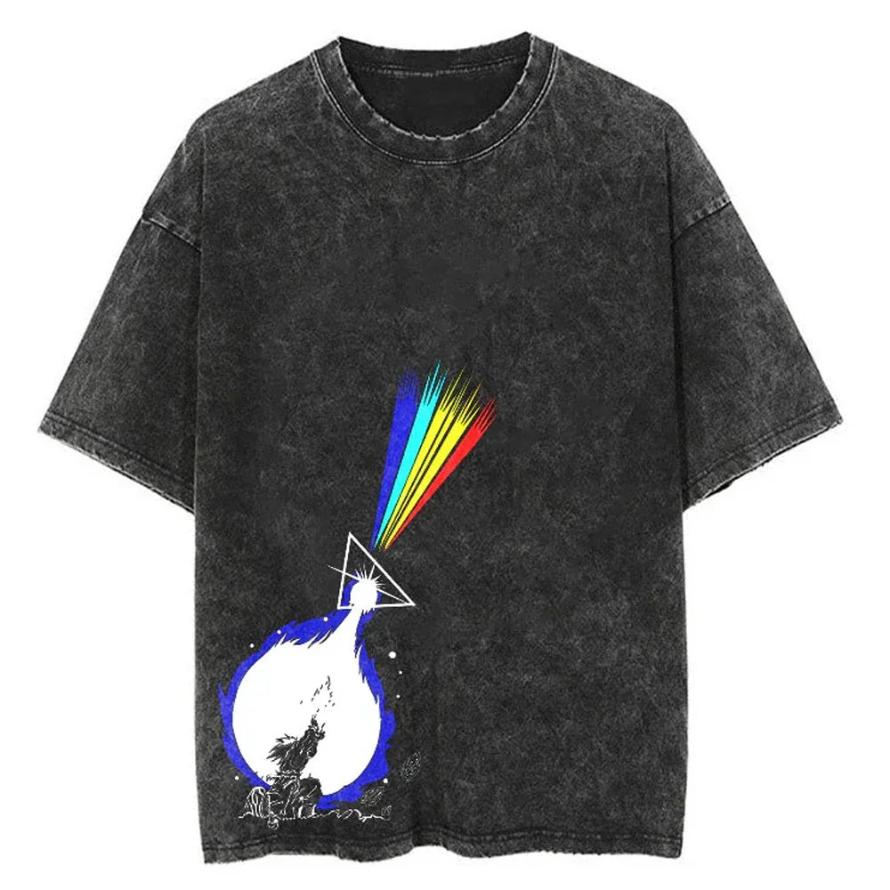 Dragon Ball KAMEHAMEHA Washed Vintage Oversize T-Shirt Herren - Anime Motiv Streetwear