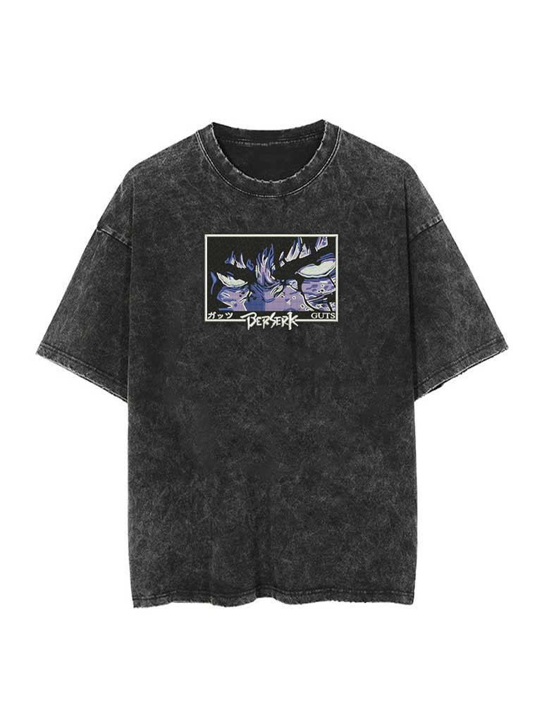 Berserk-Stickerei-T-Shirt