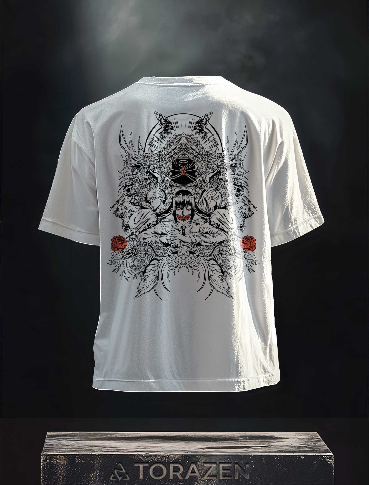Makima Heartbound Chains Vintage T-Shirt