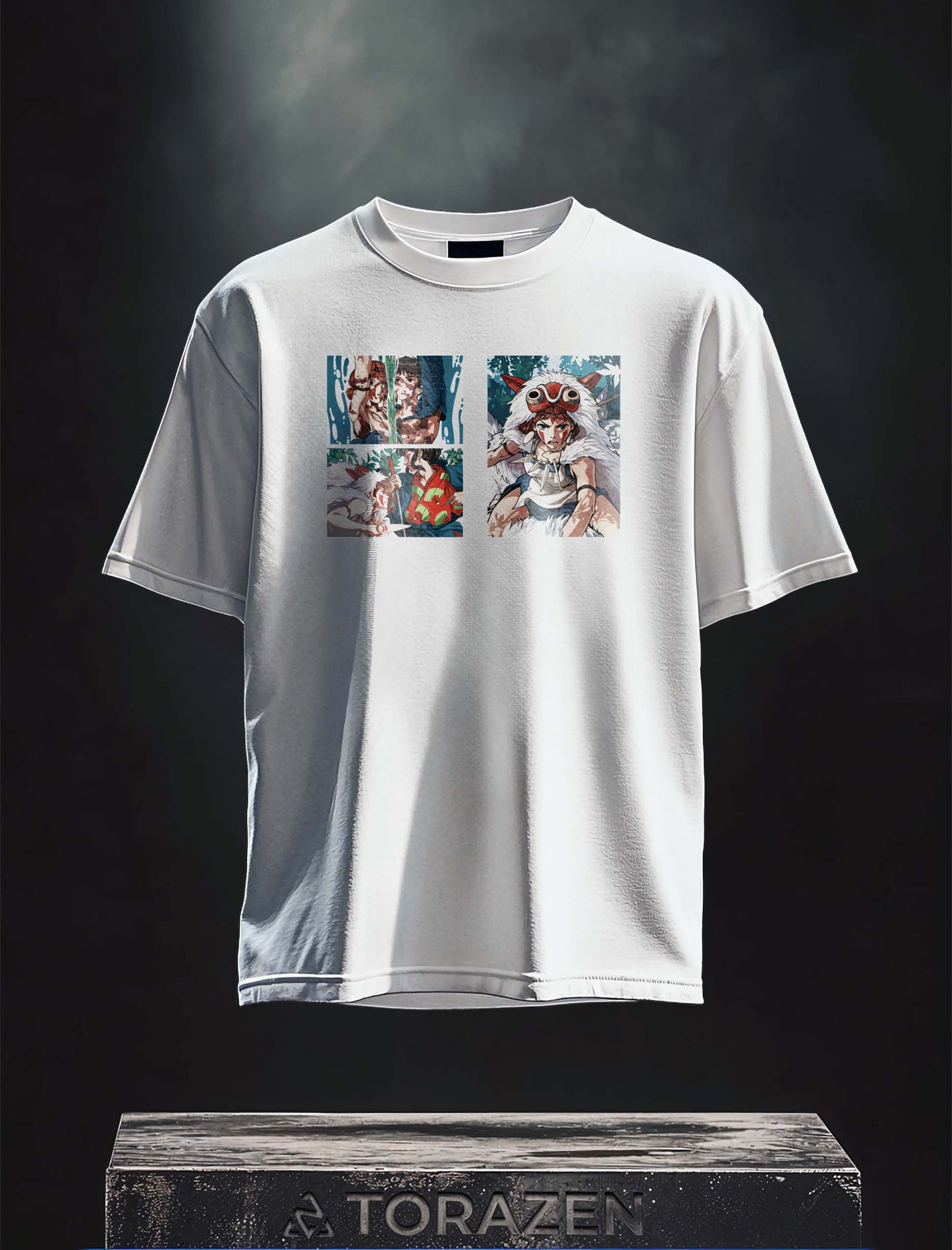 Vintage-T-Shirt „Mononoke Spirit of the Forest“