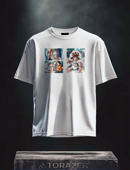Vintage-T-Shirt „Mononoke Spirit of the Forest“