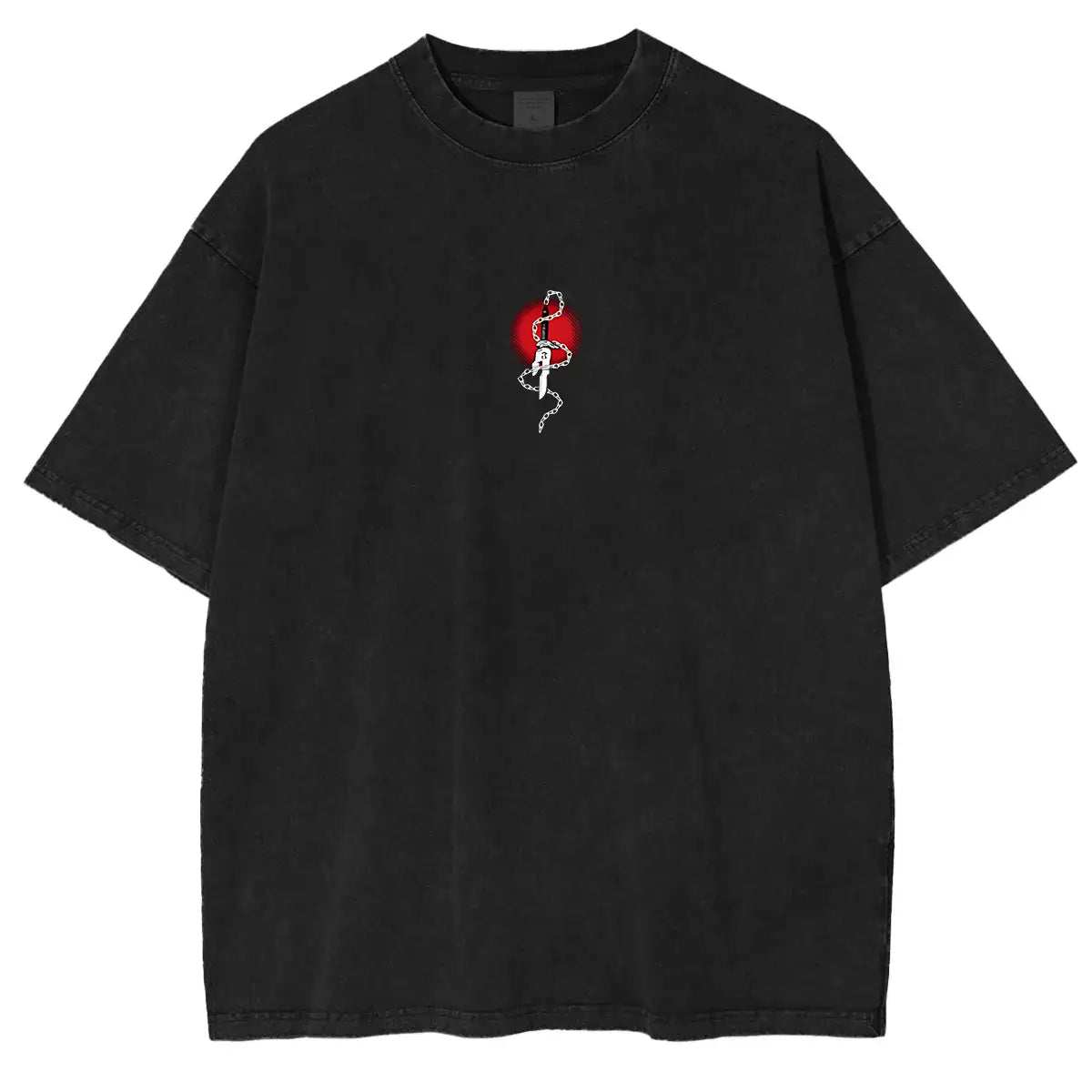 The Sorcerer Killer "Toji Fushiguro" Jujutsu Kaisen Anime Manga Acid Washed Leichtes Oversize-T-Shirt aus schwerer Baumwolle