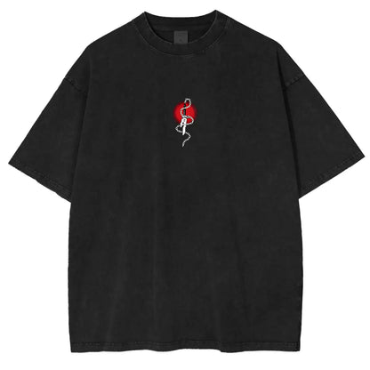 The Sorcerer Killer "Toji Fushiguro" Jujutsu Kaisen Anime Manga Acid Washed Leichtes Oversize-T-Shirt aus schwerer Baumwolle