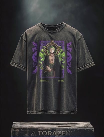 2-seitiges Vintage-T-Shirt „Blades of Zoro“ Vintage-T-Shirt