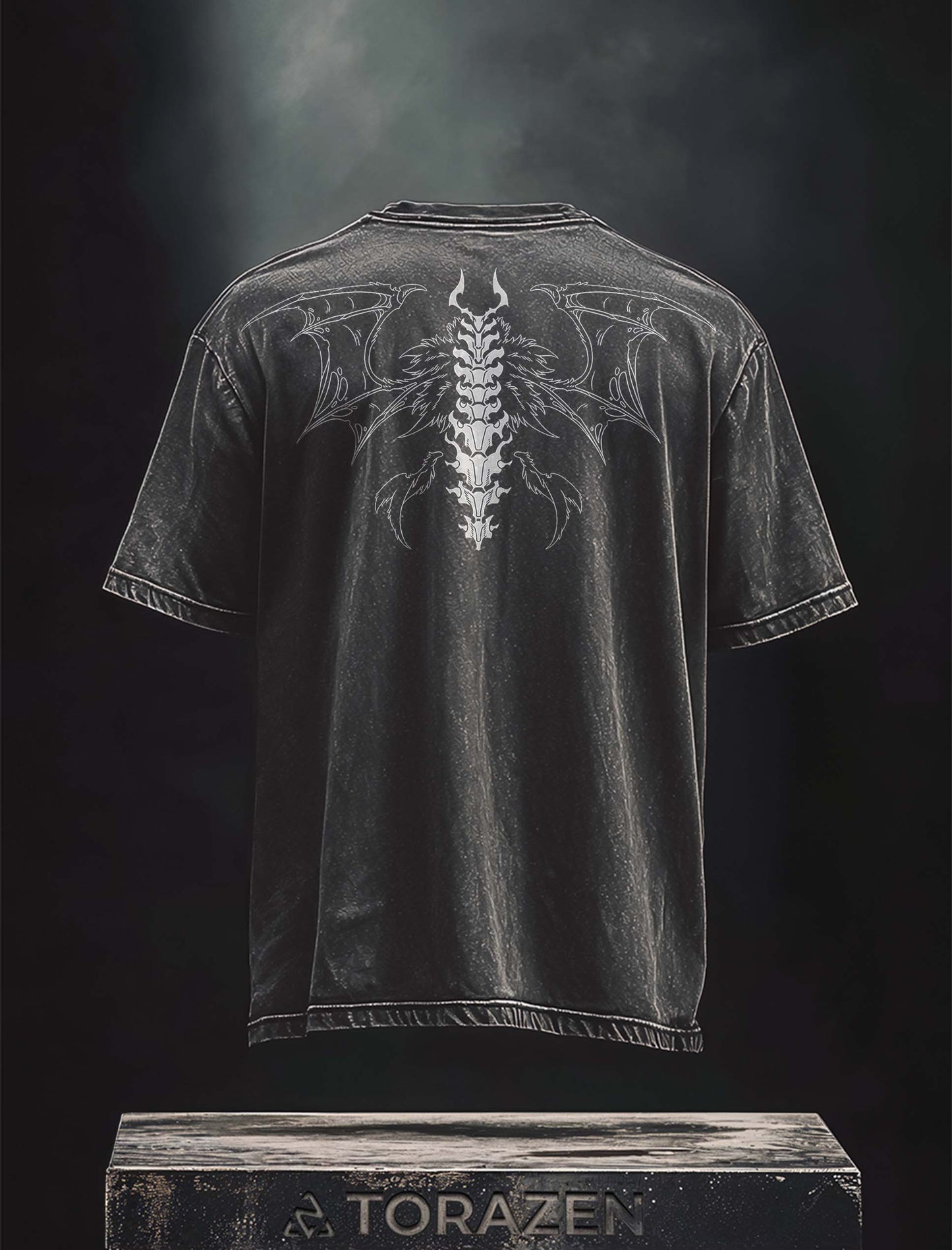Vintage-T-Shirt „Ulquiorra Fallen Wings“