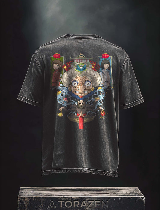 Vintage-T-Shirt „Spirited Away Journey“
