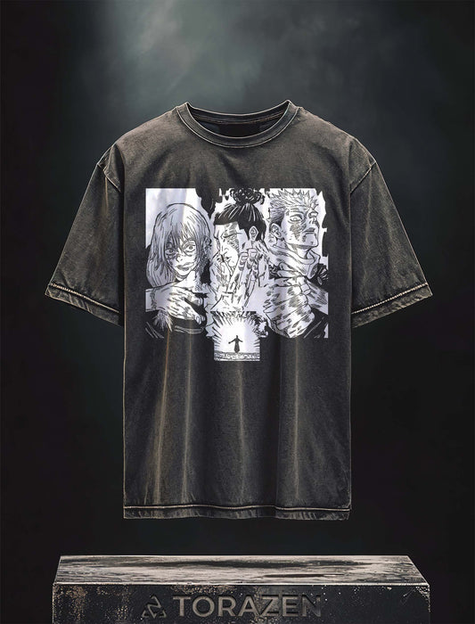 Black Flash 120 % Vintage-T-Shirt