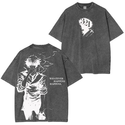 Cowboy Bebop Spike Spiegel Vintage T-Shirt (gewaschen)