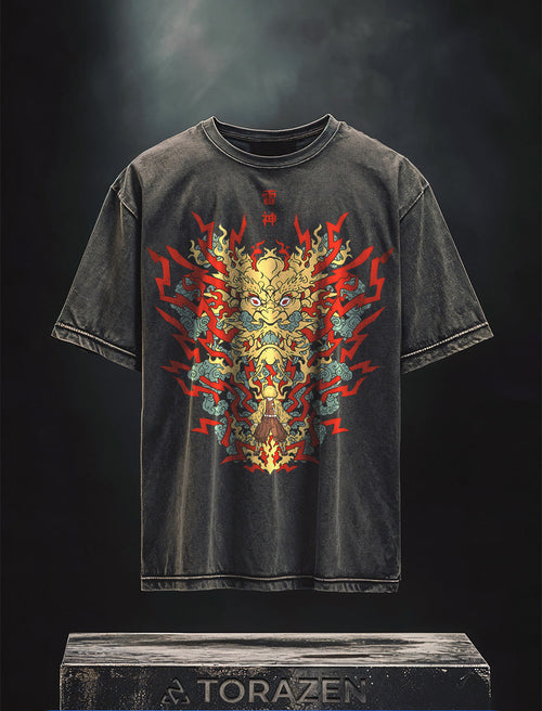 Vintage-T-Shirt „Zenitsu Thunder Demon“