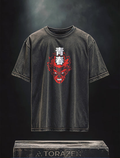 Might Guy Eighth Gate Vintage-T-Shirt