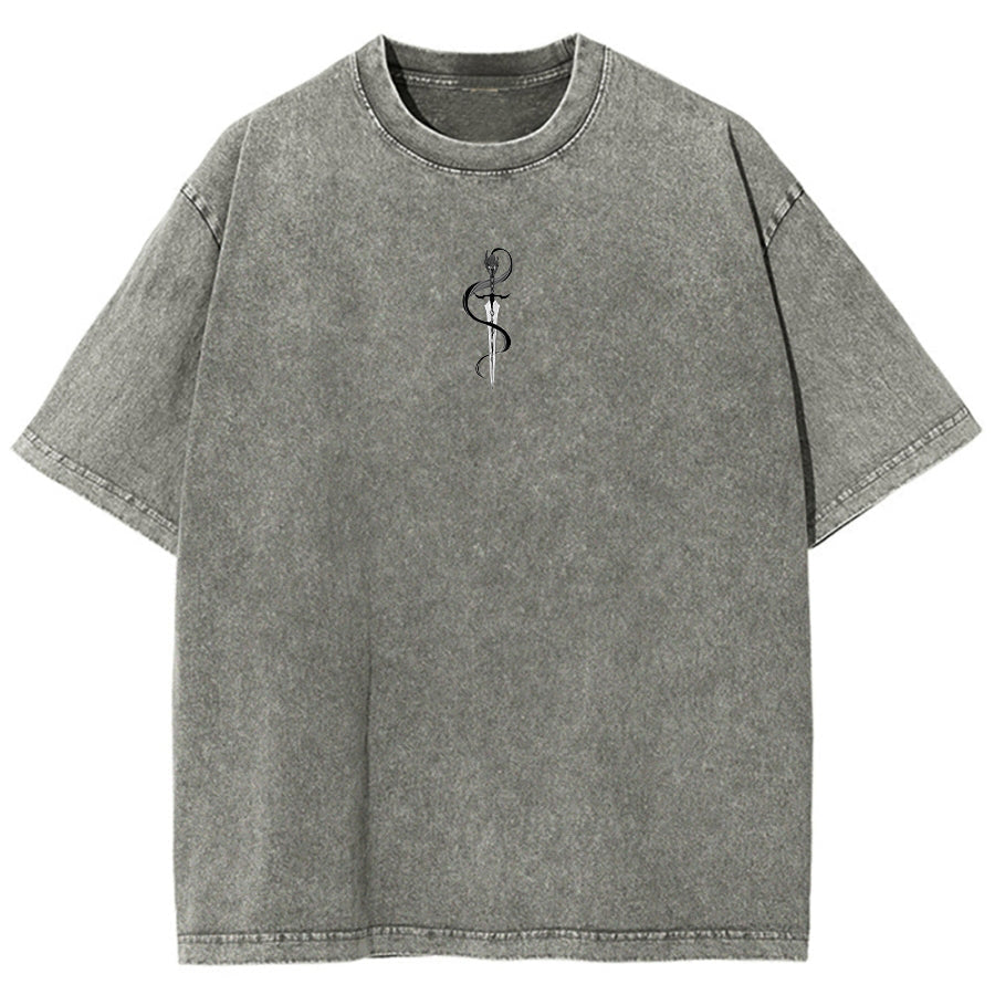Solo Leveling Bedrucktes Unisex T-Shirt (gewaschen)