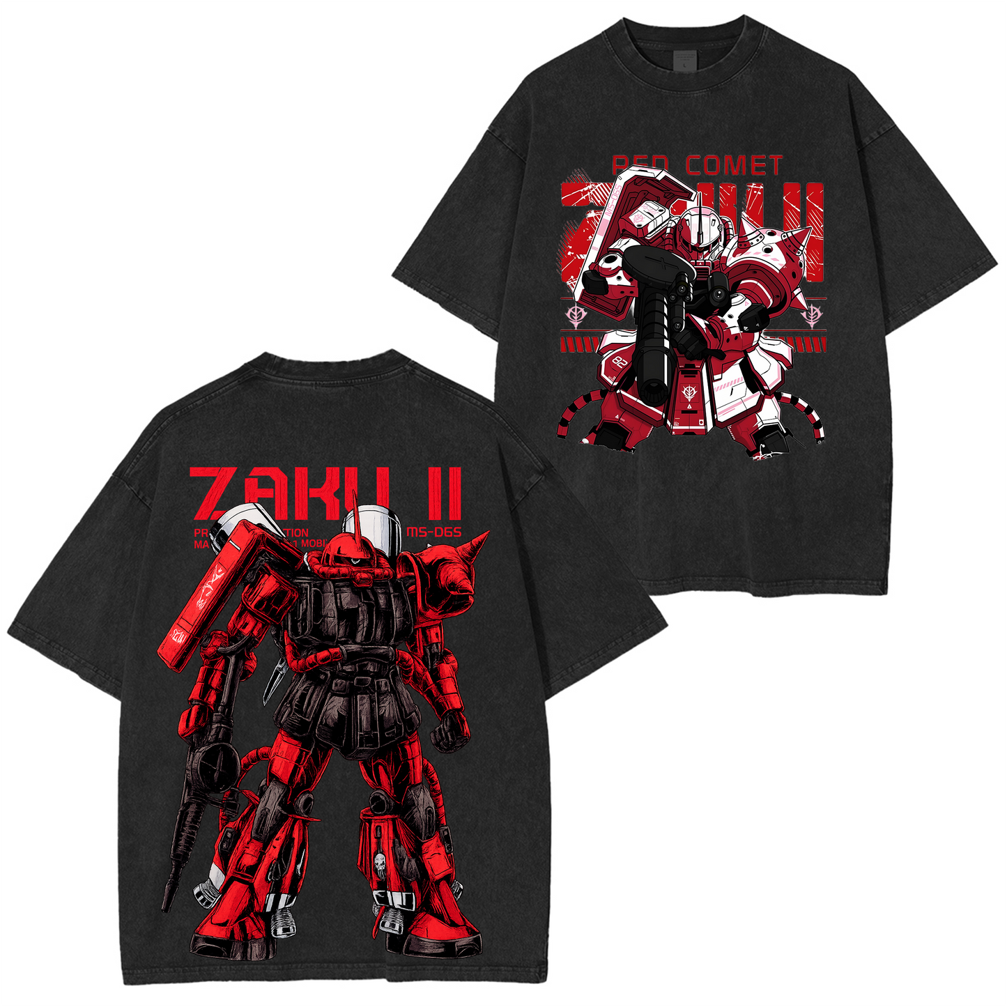 Gundam Vintage Unisex Washed T-Shirt