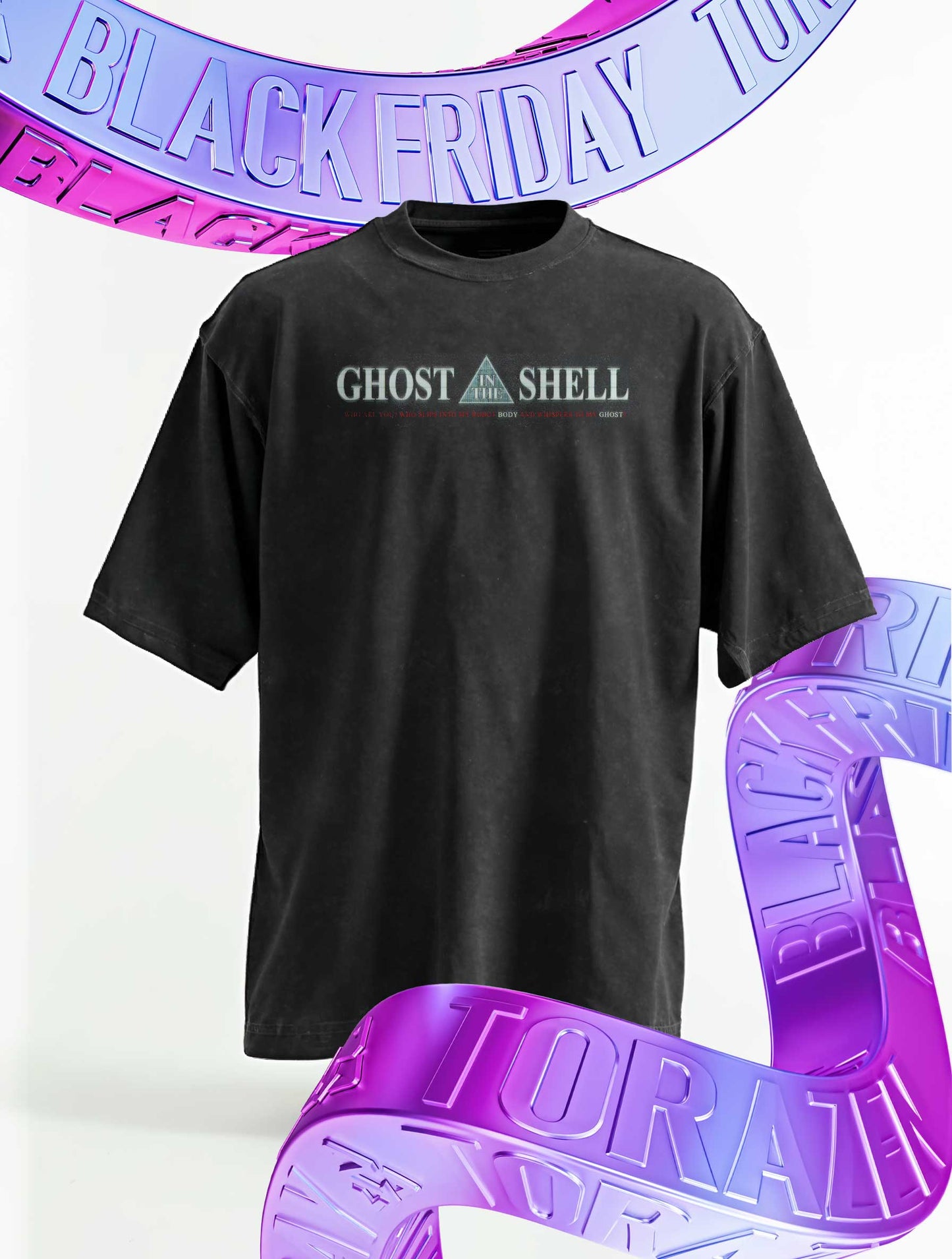 Ghost In a Shell Vintage-T-Shirt