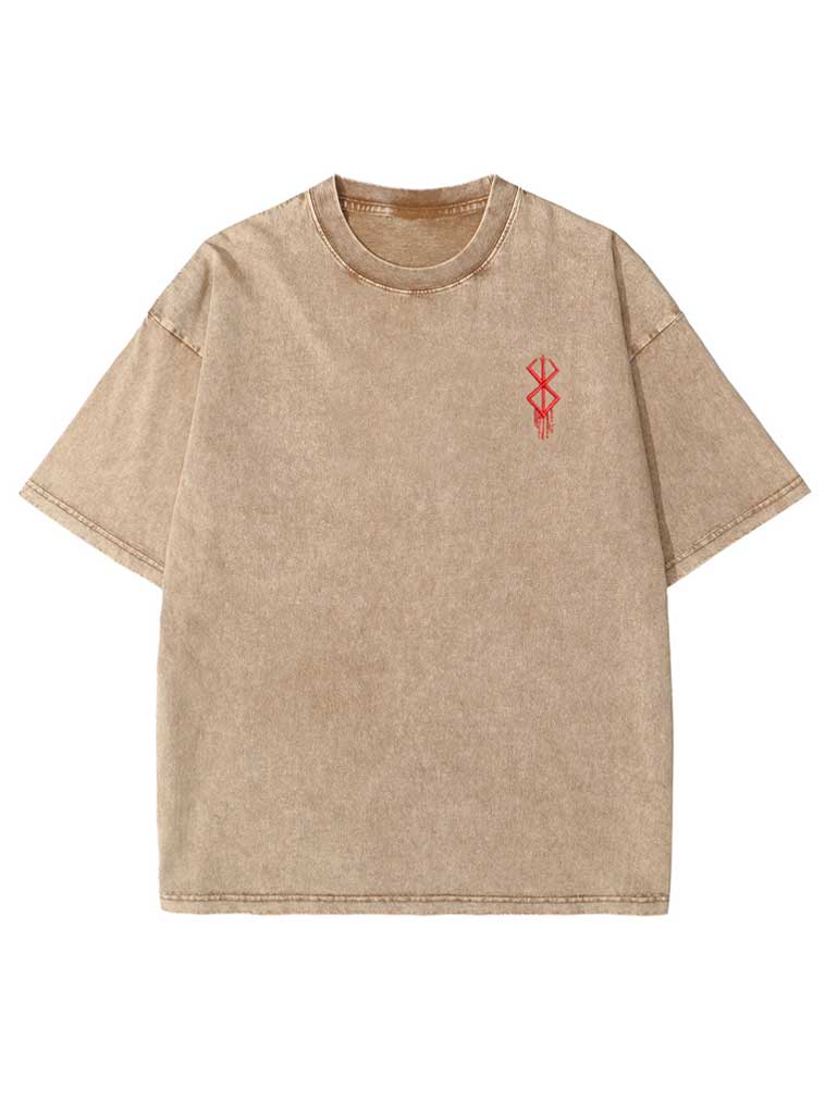 Sacrificial Brand Stickerei-T-Shirt