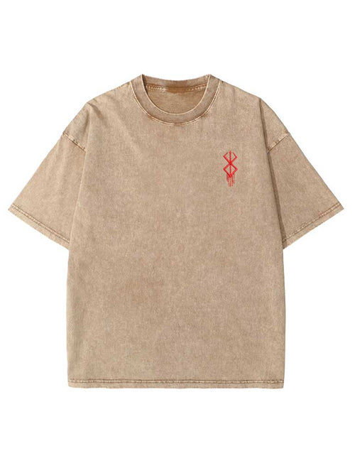 Sacrificial Brand Stickerei-T-Shirt