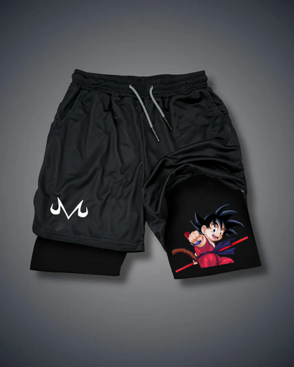 Dragon Ball Z Goku Sun Force Shorts