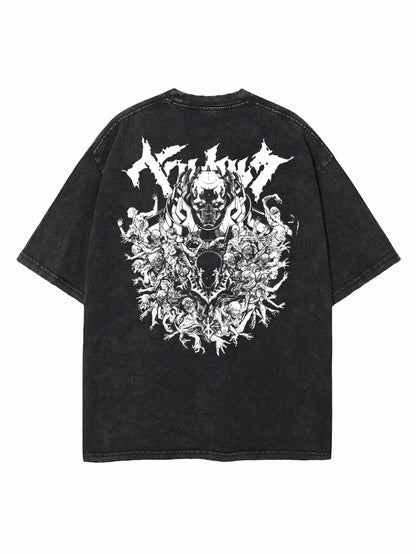 Skull Knight 2-seitiges Vintage-T-Shirt