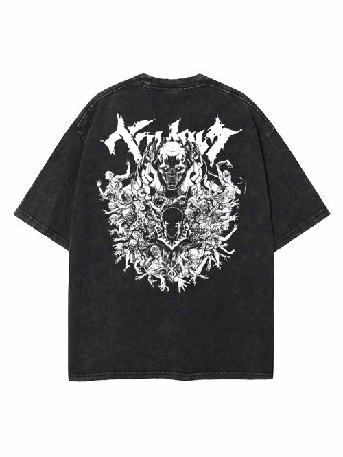 Skull Knight 2-seitiges Vintage-T-Shirt