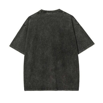 Nine-tails Cloak Mod Vintage Oversized T-Shirt Herren |Naruto