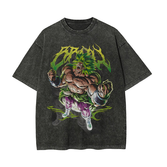 BROLY Vintage T-Shirt Herren | Dragon Ball Super