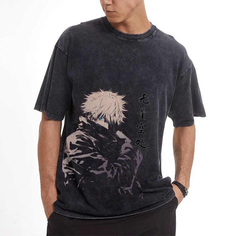 Gojo Vintage T-Shirt Herren | Jujutsu Kaisen