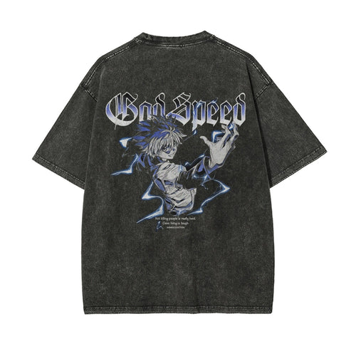 Killua Vintage T-Shirt Herren | Hunter x Hunter