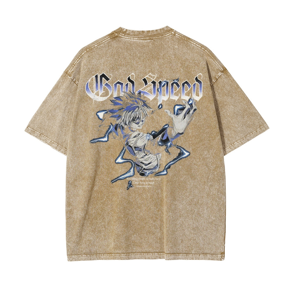 Killua Vintage T-Shirt Herren | Hunter x Hunter