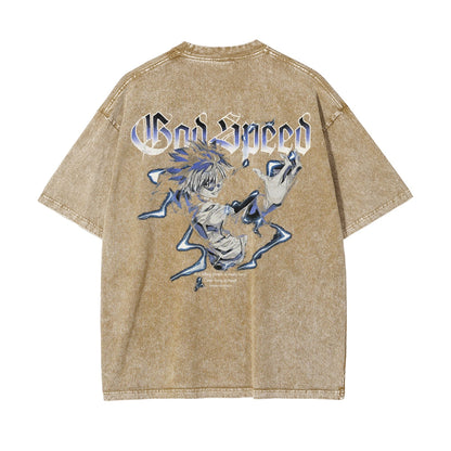 Killua Vintage T-Shirt Herren | Hunter x Hunter