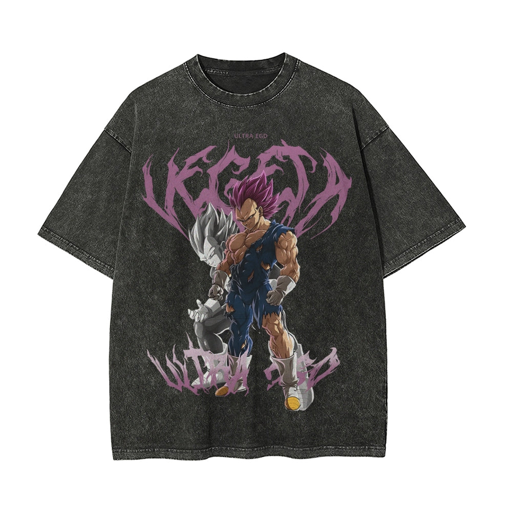 VEGETA ULTRA EGO VINTAGE  T-Shirt Herren | Dragon Ball Super