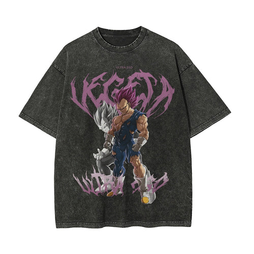 VEGETA ULTRA EGO VINTAGE  T-Shirt Herren | Dragon Ball Super