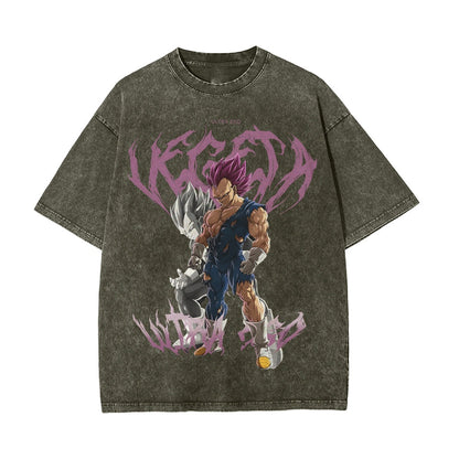 VEGETA ULTRA EGO VINTAGE  T-Shirt Herren | Dragon Ball Super