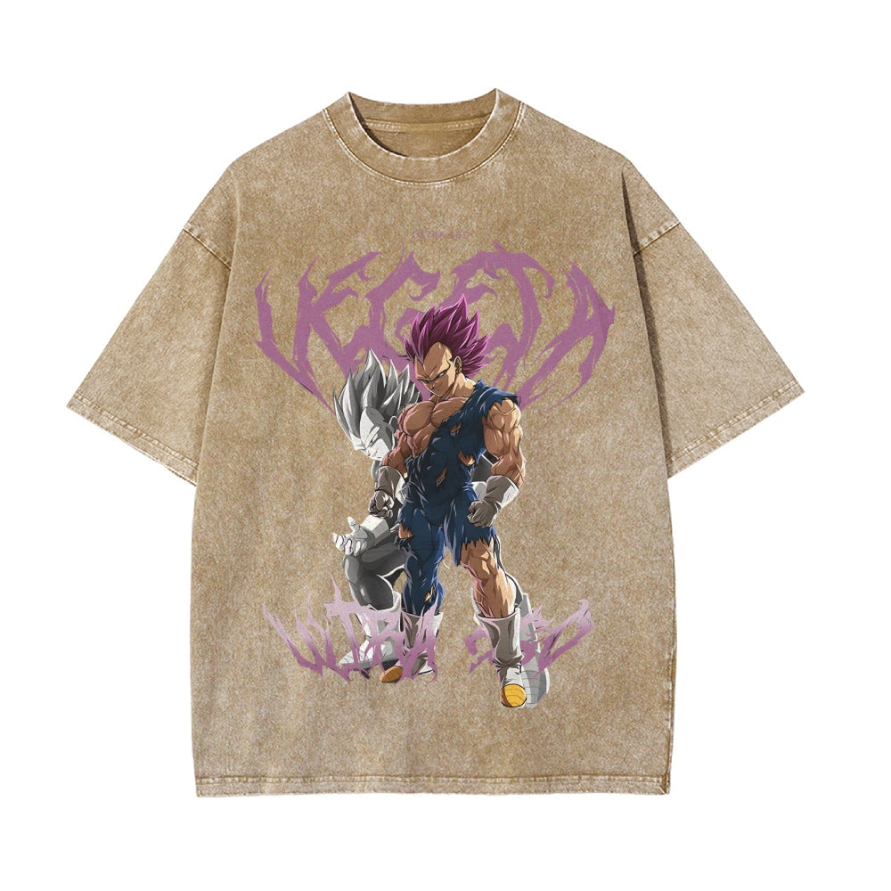 VEGETA ULTRA EGO VINTAGE  T-Shirt Herren | Dragon Ball Super