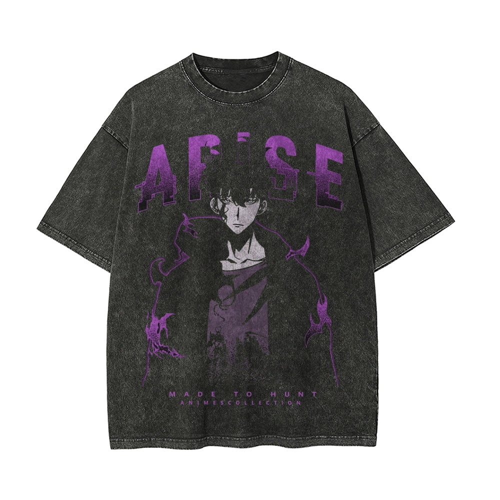 Arise Vintage T-Shirt Herren | Solo Leveling