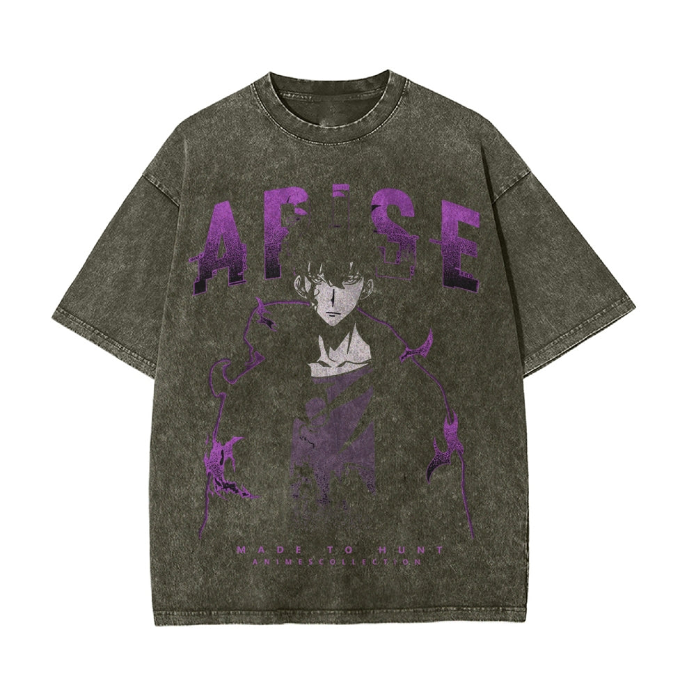 Arise Vintage T-Shirt Herren | Solo Leveling