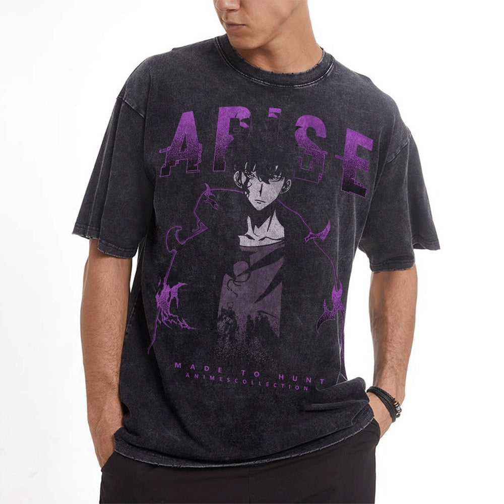 Arise Vintage T-Shirt Herren | Solo Leveling