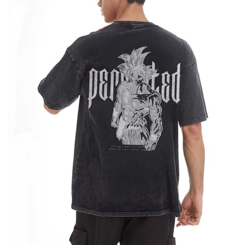 Goku Perfected Vintage T-Shirt Herren | Dragon Ball Super