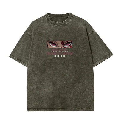 OG Tengen Uzui Vintage Oversized T-Shirt Herren | Demon Slayer