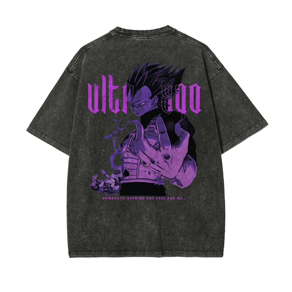 Vegeta Ultra Ego Vintage T-Shirt Herren | Dragon Ball Super