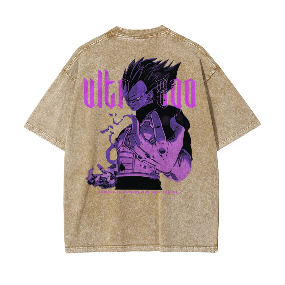 Vegeta Ultra Ego Vintage T-Shirt Herren | Dragon Ball Super