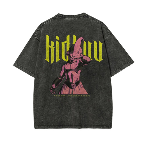 Kid Buu Vintage T-Shirt Herren | Dragon Ball Super
