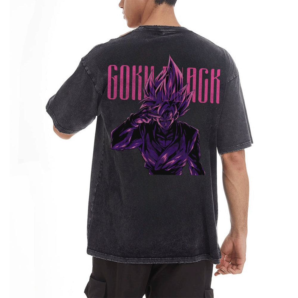 Goku Black Vintage T-Shirt Herren | Dragon Ball Super