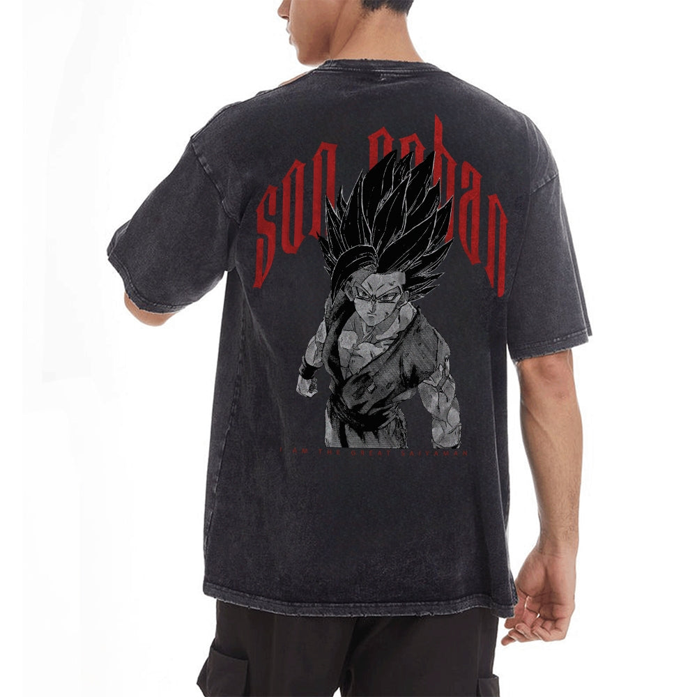 Son Gohan Vintage T-Shirt Herren | Dragon Ball Super