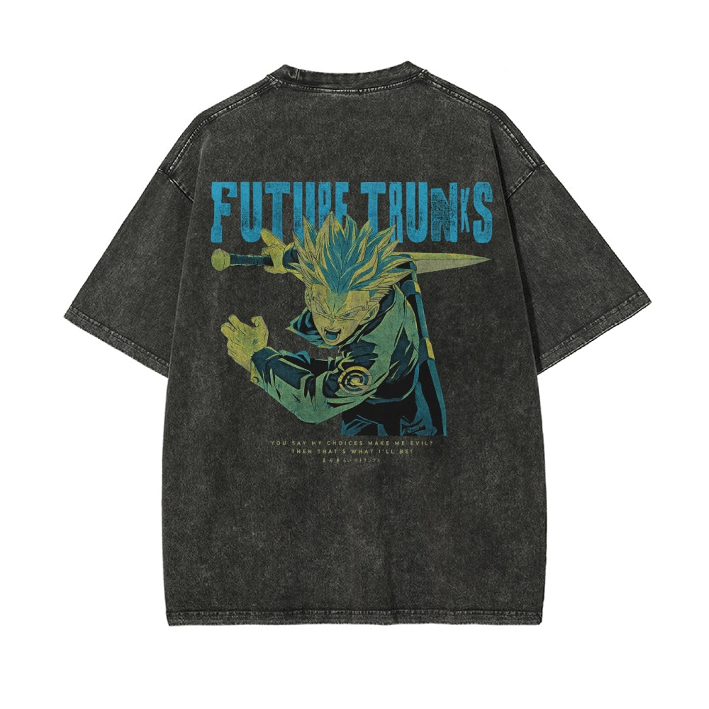 Future Trunks Vintage T-Shirt Herren | Dragon Ball Super