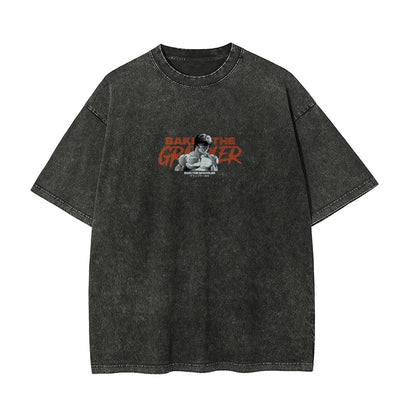 Baki Hanma Baki Vintage Oversized T-Shirt Herren | The Grappler